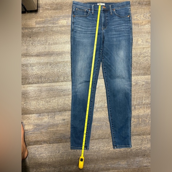 Madewell high rise skinny Classic Blue Women's Jeans - Picture 2 of 10
